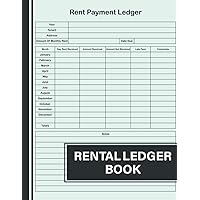 Rental Ledger Book: Rental Property Record Book for Landlord Rental Property Manager | Property Management Ledger Book | Rental Income Book