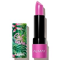 Almay Lip Vibes Lipstick with Vitamin E Oil & Shea Butter, Matte Finish, Hypoallergenic, Eat Cake, 0.14 Oz