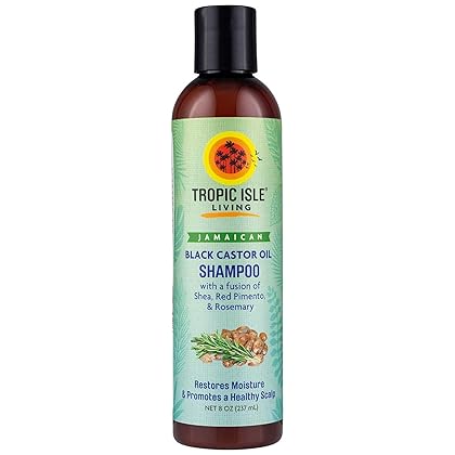 Tropic Isle Living Jamaican Black Castor Oil Shampoo+Conditioner+Leave-In Detangler