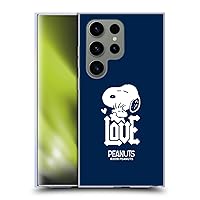 Head Case Designs Officially Licensed Peanuts Snoopy Woodstock Love Rock Tees Soft Gel Case Compatible with Samsung Galaxy S24 Ultra 5G