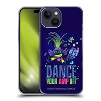 Head Case Designs Officially Licensed Trolls World Tour Pop Techno Assorted Hard Back Case Compatible with Apple iPhone 15