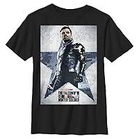 Marvel Likeness The Falcon and The Winter Soldier Poster Boy's Premium Solid Crew Tee