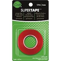 iCraft SuperTape Strong Double Sided Permanent Double-sided Adhesive 1/4