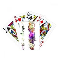 Santiago De Chile City Watercolor Poker Playing Magic Card Fun Board Game
