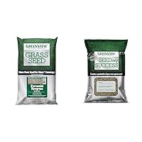 GreenView Fairway Formula Perennial Ryegrass Blend Grass Seed 20 lb. and Seeding Success Mulch with Fertilizer 38 lb. for 760 sq. ft.
