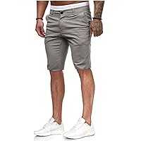Cargo Shorts for Men Big Tall Summer Low Rise Casual Shorts Outdoor Classic Fit Men's Chino Shorts with Pockets