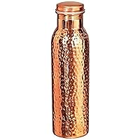 Copper Water Bottle Ayurvedic Water Copper Bottle - Leak-Proof Water Bottle Seal Cap, Joint Free Copper Bottle