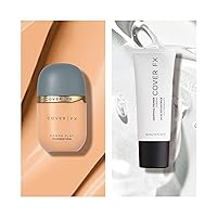 COVER FX Power Play Buildable Medium to Full Coverage Foundation, L1 + Gripping Makeup Primer