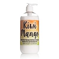 24 Hour Skin Therapy Lotion, Full Body Moisturizer, Paraben Free, Made in USA, Kiwi Mango Tropical Fragrance, w/ Aloe Vera, 16 Ounces
