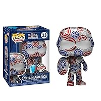 Funko POP! Artist Series: Marvel Patriotic Age - Captain America (Falcon and The Winter Soldier Number 33) Exclusive