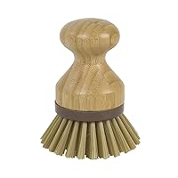 Evriholder Mini Scrub Brush Dish Scrubber Made of Sustainable Bamboo and Recycled Plastic