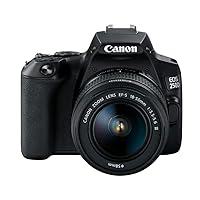 Canon EOS 250D (Rebel SL3) DSLR Camera w/ 18-55m DC Lens (Renewed)