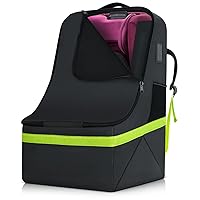 V VOLKGO Car Seat Bags for Air Travel for Airplane, Easy Carry Durable Seat Gate Check Bag, Car Seat Bag, Carseat Travel Cover, Carseat Travel Bag, Car Seat Cover for Airplane Travel