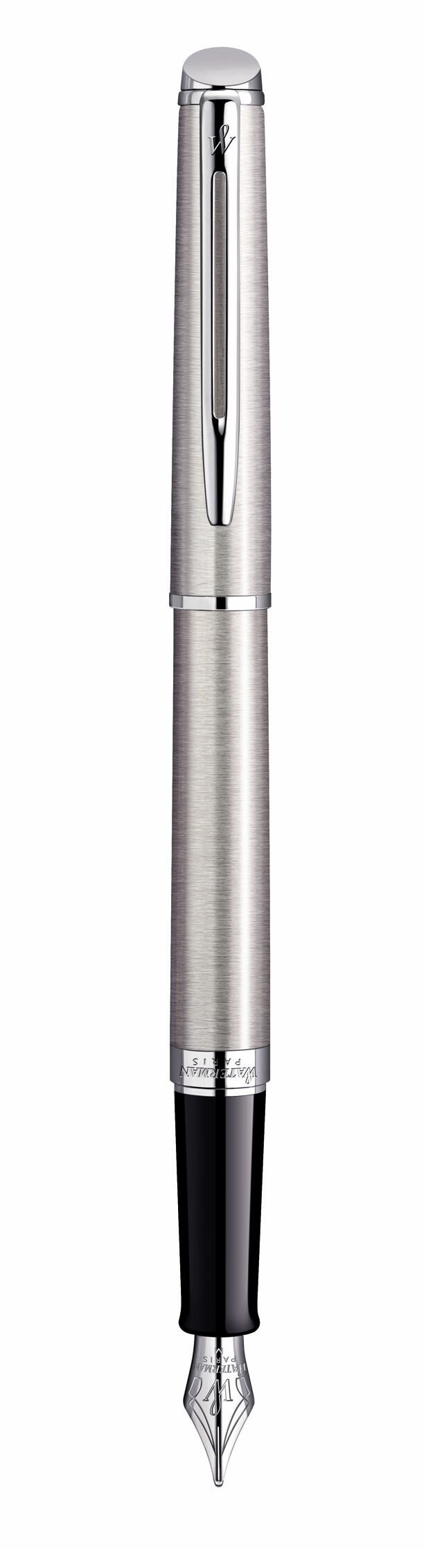 Waterman Hemisphere Stainless Steel CT (Chrome Trim) Fountain Pen Fine – 1782285