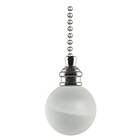 Westinghouse Lighting 7712300 Frosted White Alabaster Ball Pull Chain