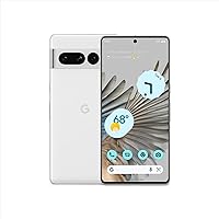 Google Pixel 7 Pro - 5G Android Phone - Unlocked Smartphone with Telephoto , Wide Angle Lens, and 24-Hour Battery - 128GB - Snow