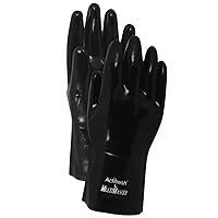 MAGID 2362T Chemical Resistant Collection Neoprene Coated 12-Inch Gauntlet Gloves, Men's One Size