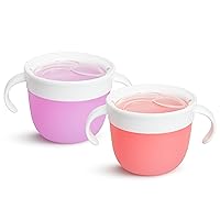 Snack™ Catcher Toddler Snack Cups, 2 Pack, Pink/Purple