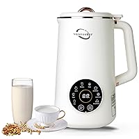 35oz Nut Milk Maker Machine,Multi Functional Automatic Homemade Plant-Based Cow Milk,Soy,Almond,Oat,Coconut,Juice,Dairy Free Beverages Maker With 12Hours PreSet/AutoClean/KeepWarm/Boil