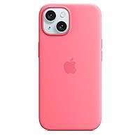 Apple iPhone 15 Silicone Case with MagSafe - Pink ​​​​​​​