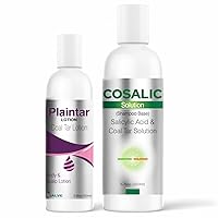 Plaintar Leave-on Lotion (Overnight) & Cosalic Shampoo (Next Morning Rinse off) Combo of Coal Tar for Dry, Itchy & Flaky Scalp Minimizes Dandruff & Scalp Irritation Manages Dry Scalp in Men & Women