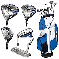 Golf Fly-XL Complete Golf Set-Graphite RH Cart Bag, BlackBlue