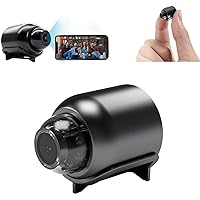 Mini Cameras Smart Security Camera WiFi Camera Indoor Home Security Cameras 1080P HD Night Vision Included Motion Detection Remote Monitoring 140° Wide Angle Motion Detection