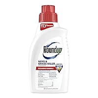 Roundup Weed & Grass Killer₄ Concentrate, Use In and Around Flower Beds, Walkways and other areas of your yard, 35.2 fl. oz.