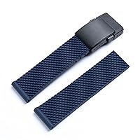 For Breitling Strap Soft Silicone Rubber Watch Band 22mm 24mm WatchBand Bracelet For Navitimer/Avenger/Superocean For Breitling WatchBands