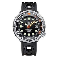Steeldive 47.5mm NH35 Movement Stainless Steel Men Sport Watch 300M Waterproof Ceramic Bezel Automatic Dive Watch