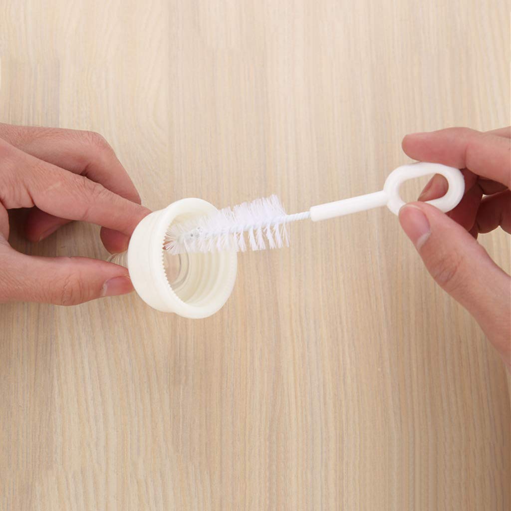 Set of 5 Rotary Nipple Brush Milk Bottle Pacifier Straw Cleaning Brushes Cleaner Practical Brush Cleaner Kit Dies for Card Making On Clearance