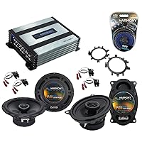 Harmony Audio HA-R46 Compatible with Chevy Silverado Pickup 99-06 Car Stereo Rhythm Series 4x6 Replacement 120W Speakers, R5 5.25