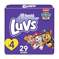 Luvs Diapers - Size 4, 29 Count, Paw Patrol Disposable Baby Diapers