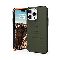 URBAN ARMOR GEAR iPhone 14 Pro Max (6.7) 2022 Shockproof Case, MagSafe Compatible, Civilian Olive [Japan Authorized Dealer] UAG-IPH22LB-CMS-OL