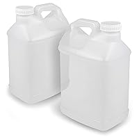 Beverages Heavy Duty Mixing Containers with Pressure Sealed Lids, 2.5 Gal Jugs and Caps - Frozen Drink Mixing, Cold Brewing, Beverage Storage - 2 Pack