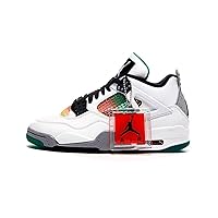 Jordan Women's Shoes Nike 4 Retro Lucid Green Rasta AQ9129-100