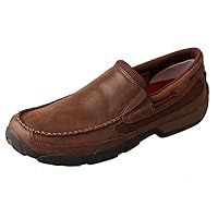 Twisted X Men's Slip-On Driving Moc, Brown, 8.5 W