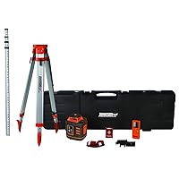 Johnson Level & Tool 99-027K Self-Leveling Rotary Laser System, 8.75