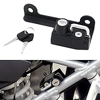 Motorcycle Helmet Lock Anti-Theft Helmet Security Lock Compatible with R1200GS LC 2013-2019 R1200GS LC Adventure 2014-2019 R1250GS - Black