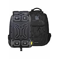 EUME Barret Massager 15.6 inch Laptop Backpack and 29 LTR Nylon Backpack with 2 Port USB Charging (Camo Black)
