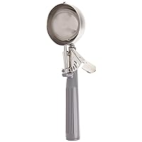 Winco Ice Cream Disher with Gray Handle, Size 8