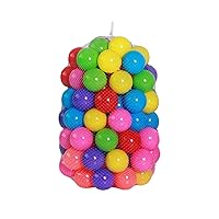 Soft Plastic Ball Pit Balls, 50pcs Plastic Toy Balls for Kids, Ideal Gift for Baby Toddler Birthday Holidays, Ball Pit Play Tent, Baby Kiddie Pool Water Toys, Party Decoration
