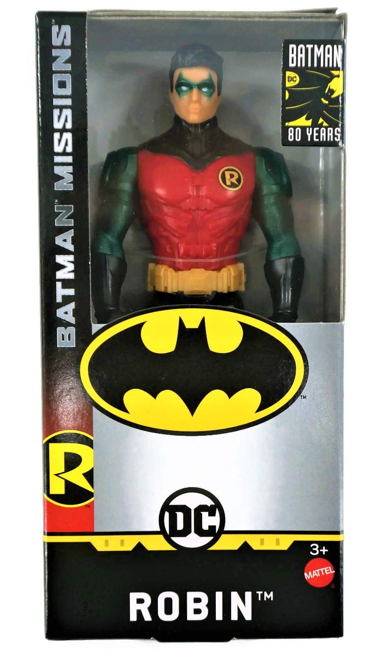 Mua Batman Missions DC 6 Inch Action Figures | 5 Pack Includes The Joker,  Grey Suit Batman, Black Suit Batman, Robin and Nightwing | 5 Point  Articulation trên Amazon Mỹ chính hãng 2023 | Giaonhan247