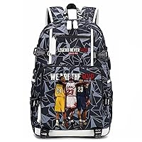 Basketball Legend Never Ends Multifunction Backpack Travel Laptop Daypack Fans Bag For Men Women (Style 4)