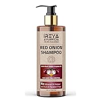 Onion Shampoo For Hair Growth 200ml (6.76oz) Red Onion Shampoo for Smooth Hair | Made with Red Onion With Black Seed oil, Black Onion Extract & Jojoba Oil.