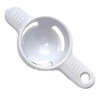 Chef Craft Basic Plastic Egg Separator, 5 inches in length, White
