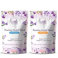 V Steaming Herbs 2-in-1 Combo of Fivona Sunrise and Blue Moon Recipes for Maximum Detox and Rejuvenation