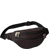 Assorted Leather Fanny Packs (Burgundy)