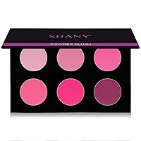 SHANY Shimmer & Matte Cool-Toned Blush Palette - Layer 5 - Refill for the 6 Layer Mini Masterpiece Collection Makeup Set