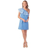 Mud Pie Women's Laurel One Shouldr Dress Bl